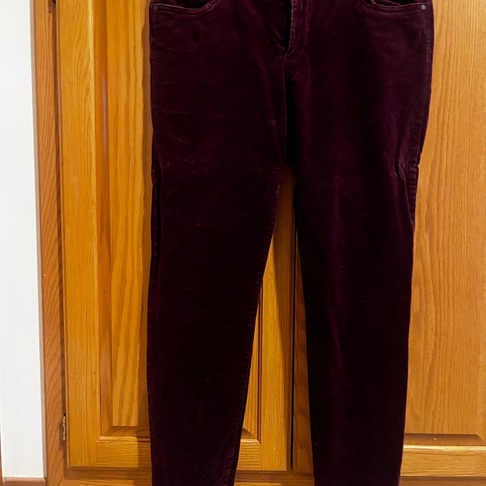 Kut from the Kloth Deep Purple Velvet Pants